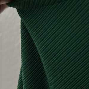 Ribbed Green Fabric